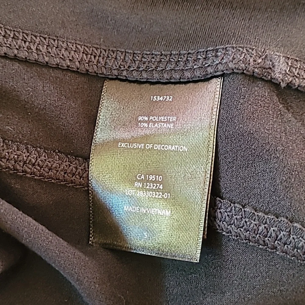 Lole Butter Lounge Pants, Size S, Black, Soft, Pockets, Cuffed Ankles - Picture 6 of 8